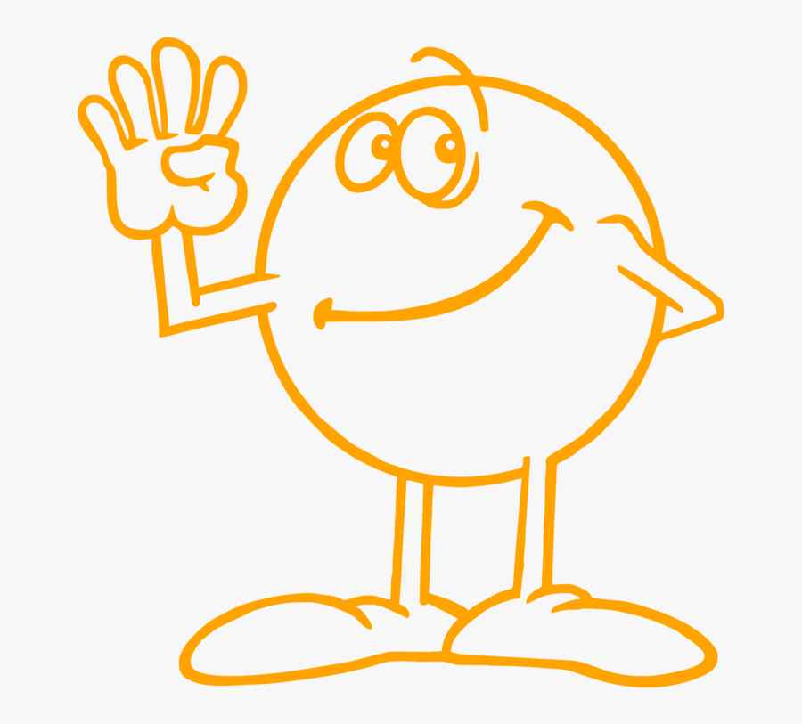 Emoticon,line Art,symbol - 4 Fingers Clip Art, Transparent Clipart