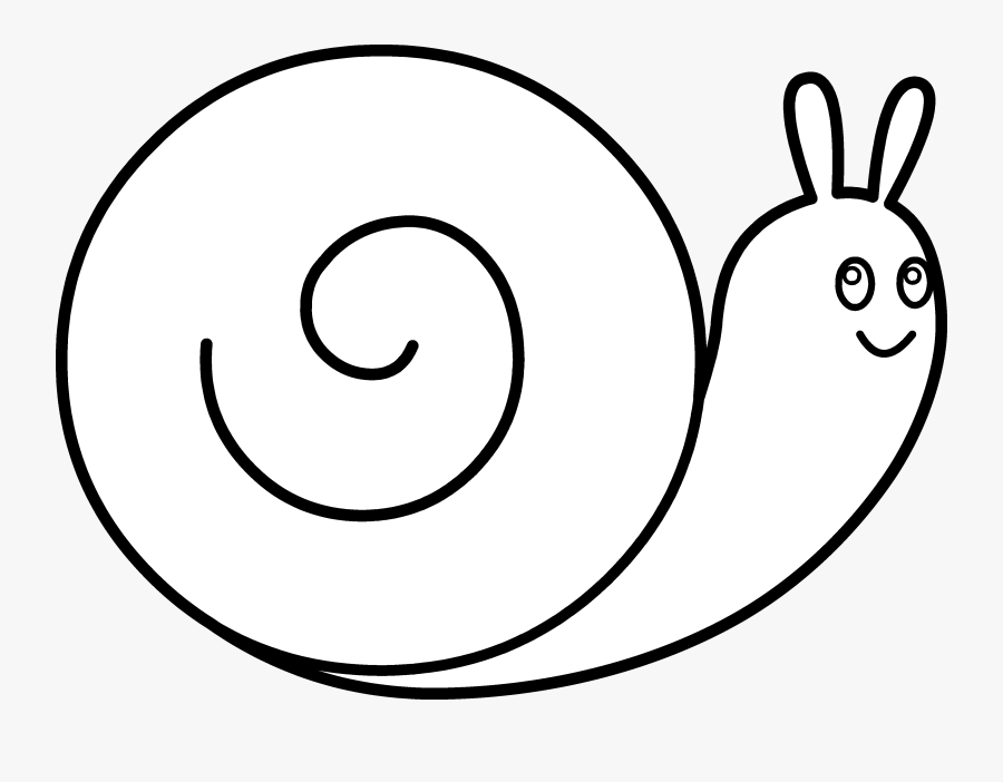 Pin Snail Clipart Outline - Snail Clipart Black And White, Transparent Clipart