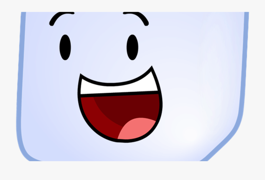 Black And White Cartoon Ice Cube Hot Trending Now Png - Character Battle For Dream Island, Transparent Clipart