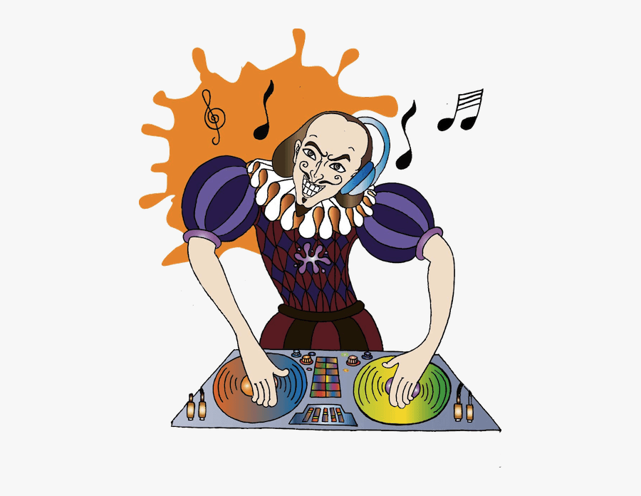 Shakespeare For Schools Vector Black And White Download - Hip Hop Shakespeare Clipart, Transparent Clipart