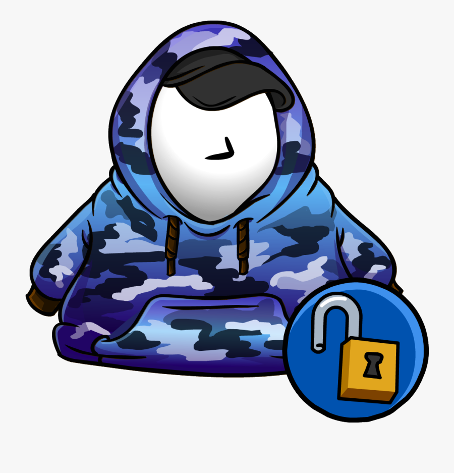 Blue Hip Hop Hoodie - Club Penguin Dragon Costumes, Transparent Clipart