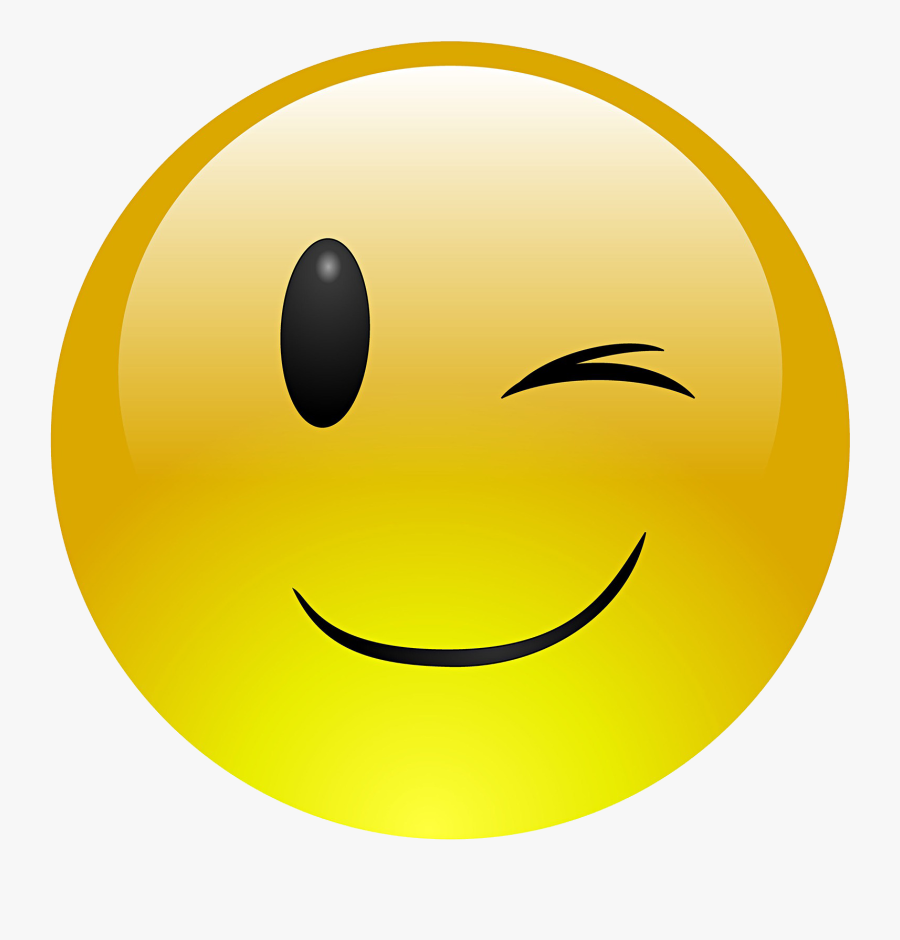 Wink Smiley Emoji  Emoticon Clip Art Winking Emoji  Free 