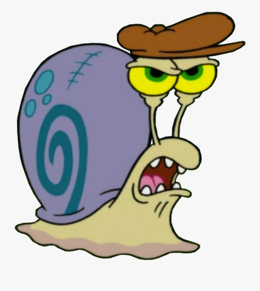 Spongebob Squarepants Snail Angry Snail Cartoon , Free Transparent