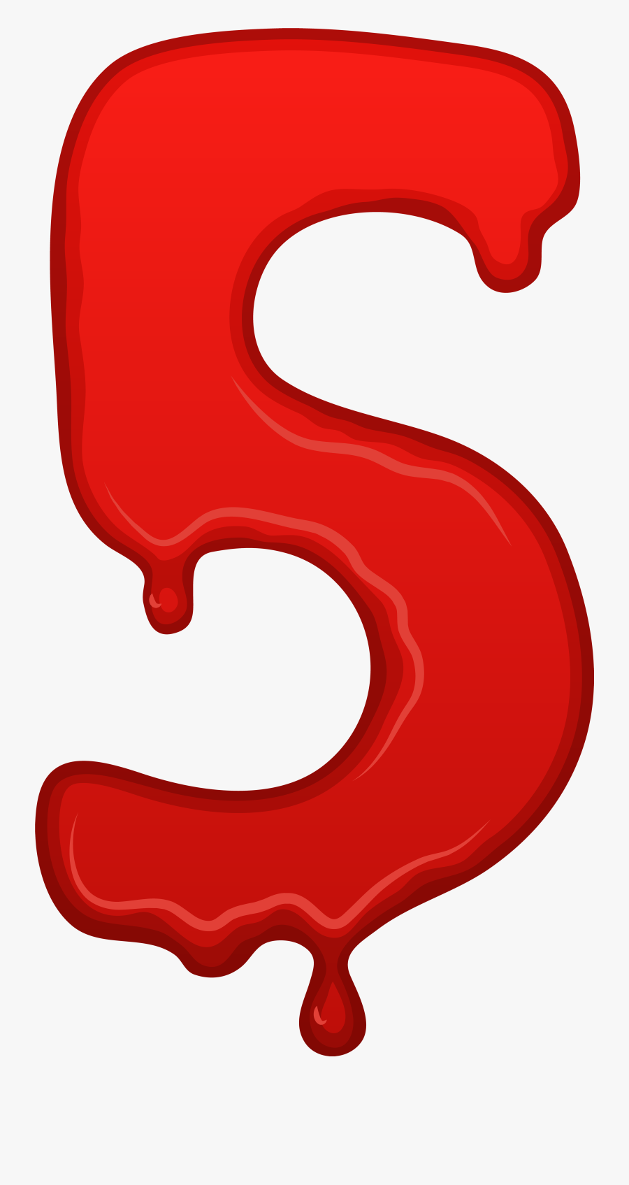 Number - Bloody Number Five, Transparent Clipart