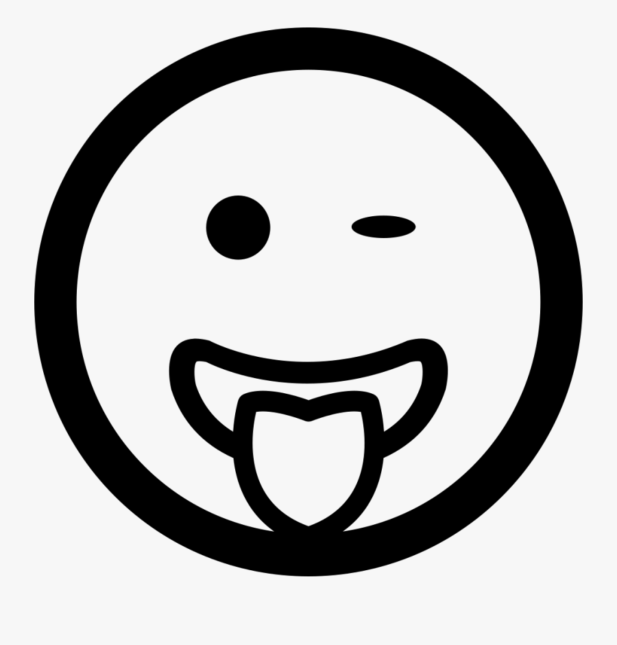 Winking Emoticon Smiling Face With Tongue Out Of The - Rachel And David All Bad Things Podcast, Transparent Clipart