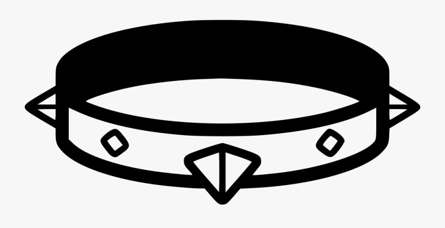 Dog With Spiked Collar Clipart, Transparent Clipart