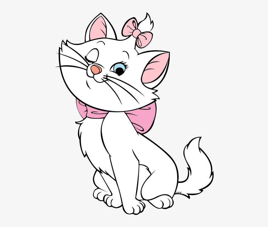 The Aristocats Clip Art 3 - Aristocats Marie Black Background, Transparent Clipart