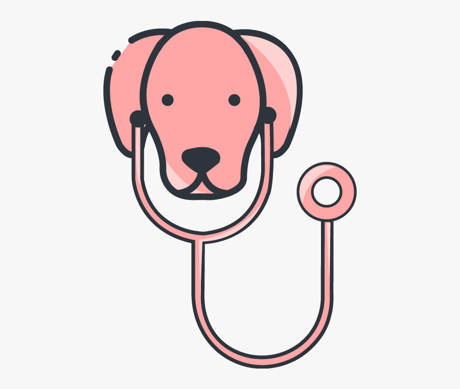 A Dog With A Stethoscope, Transparent Clipart