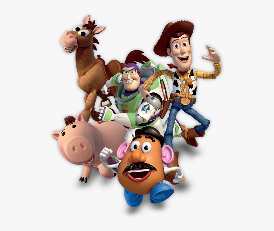 Story Toy Sheriff Buzz Woody Lightyear Pixar Clipart - Toy Story Characters Png, Transparent Clipart