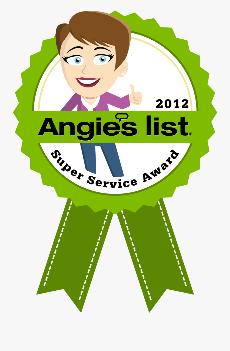 2011 Angie"s List Award Winner 2012 Angie"s List Award - Angie's List Super Service Award 2012, Transparent Clipart