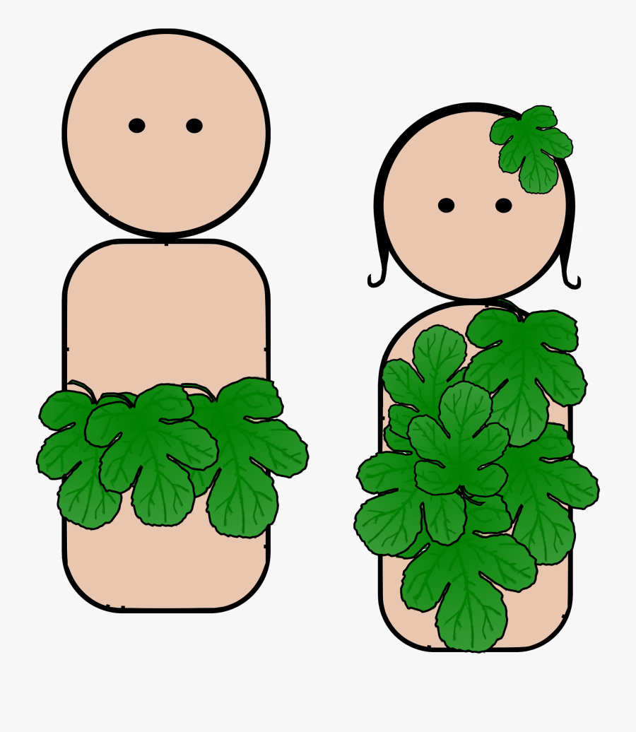 Cartoon Adam And Eve Clipart , Png Download - Clipart Adam And Eve, Transparent Clipart