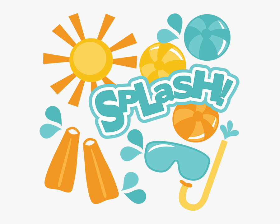 Clip Art Of Splash - Splash Day Clipart, Transparent Clipart