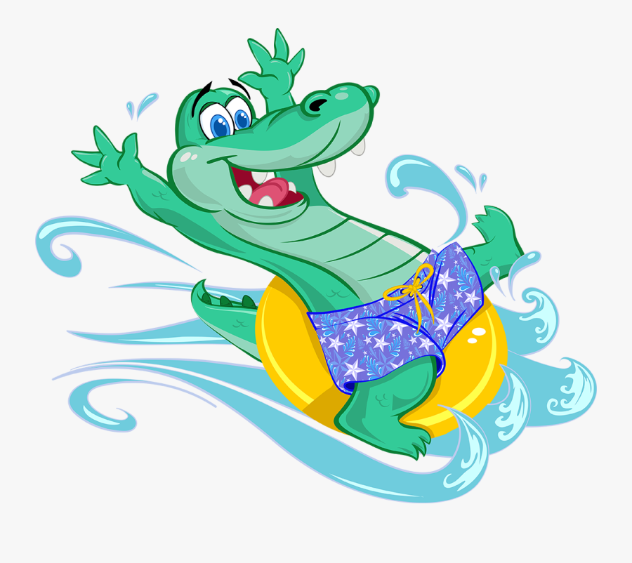 Big Rivers Waterpark Mascot, Transparent Clipart