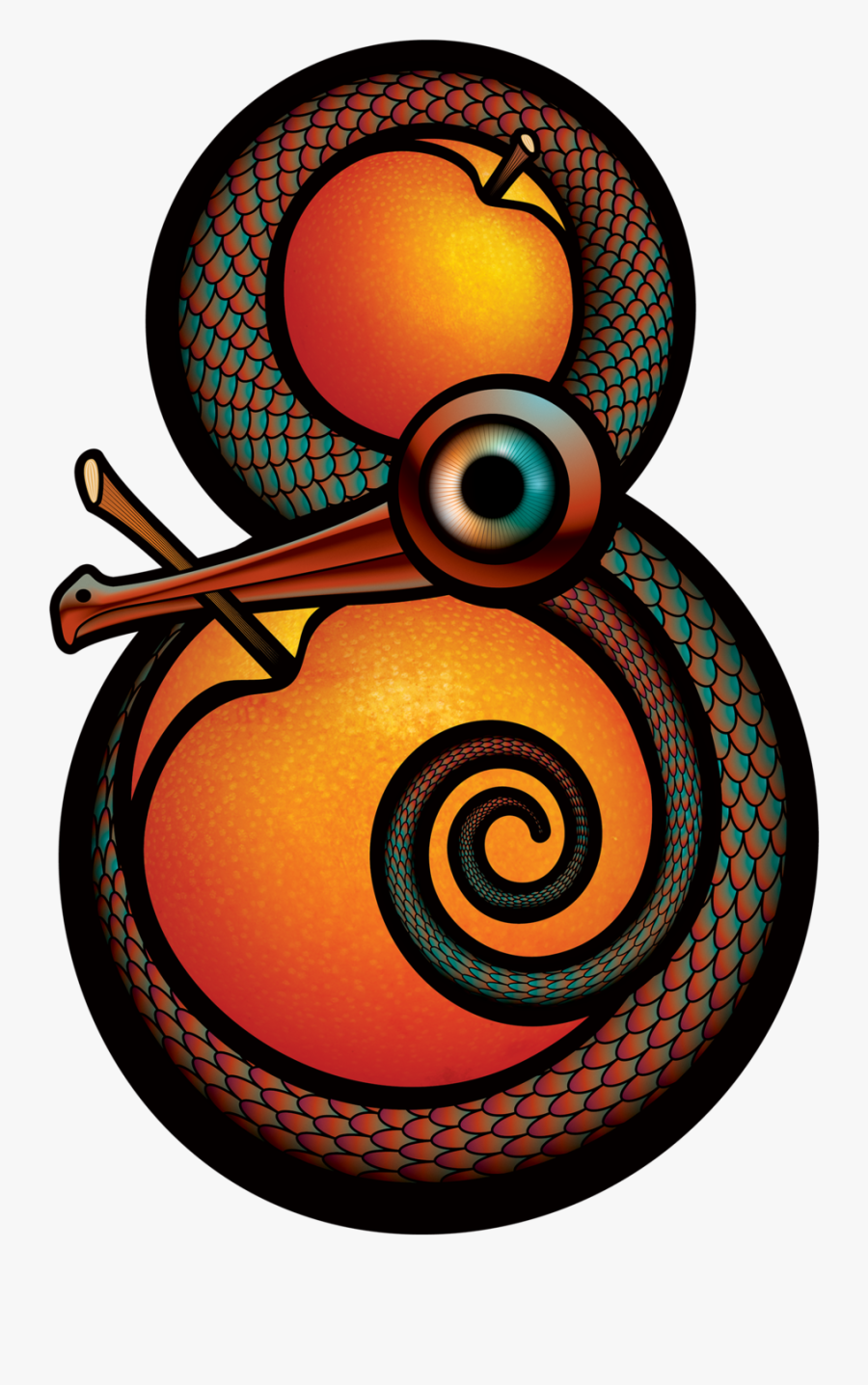 Transparent Adam And Eve Png - Circle, Transparent Clipart