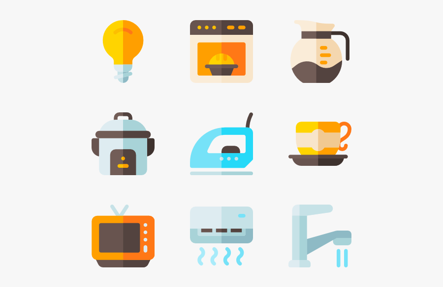 Icons Free Vector Homeware, Transparent Clipart