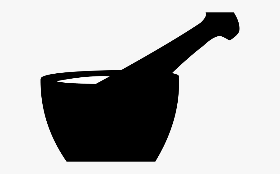 Mixer Silhouette Cliparts - Pestle And Mortar Silhouette, Transparent Clipart