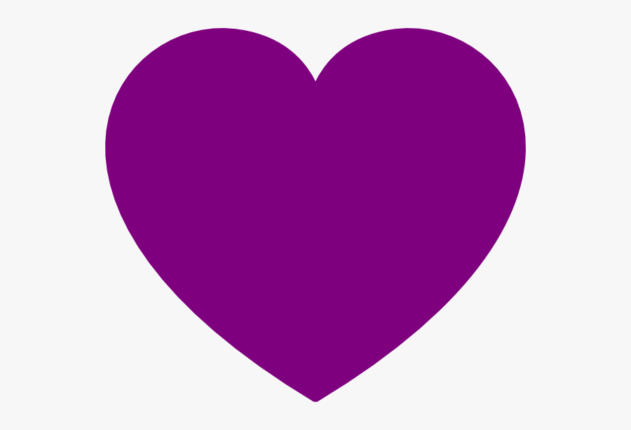 Clip Art Purple Heart, Transparent Clipart