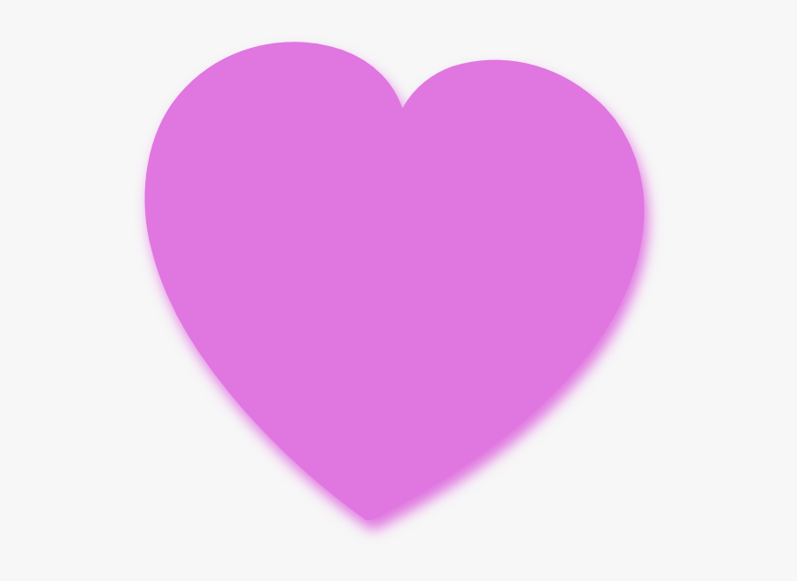 Light Purple Heart Clip Art At Vector Clip Art - Pink Heart Icon Png, Transparent Clipart