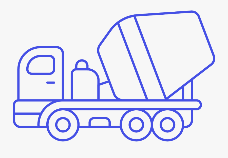 Transparent Cement Mixer Clipart, Transparent Clipart