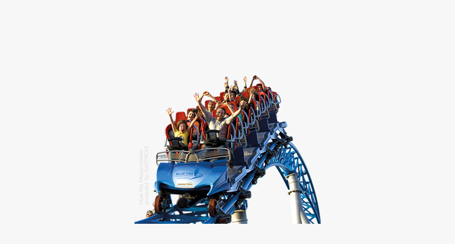 Amusement Park Png Transparent Image - Roller Coaster Ride Png, Transparent Clipart