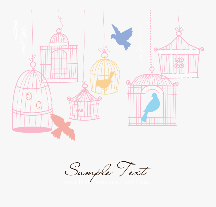 Pets Clipart Canary - Ornate Bird Cage Theme, Transparent Clipart
