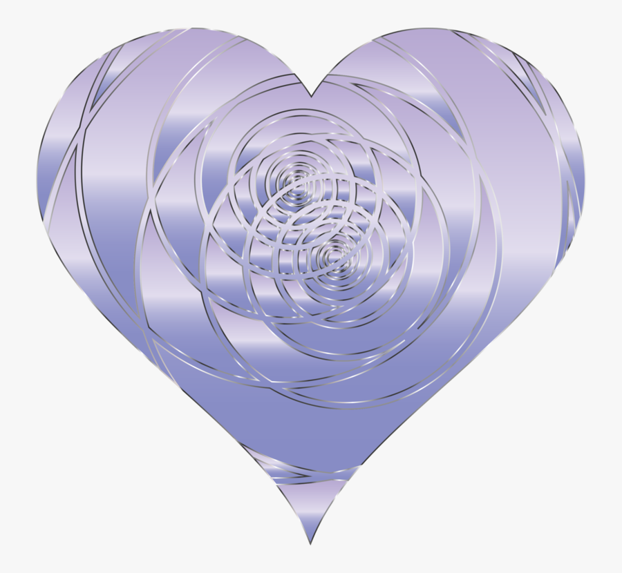 Blue,purple,heart - Heart, Transparent Clipart