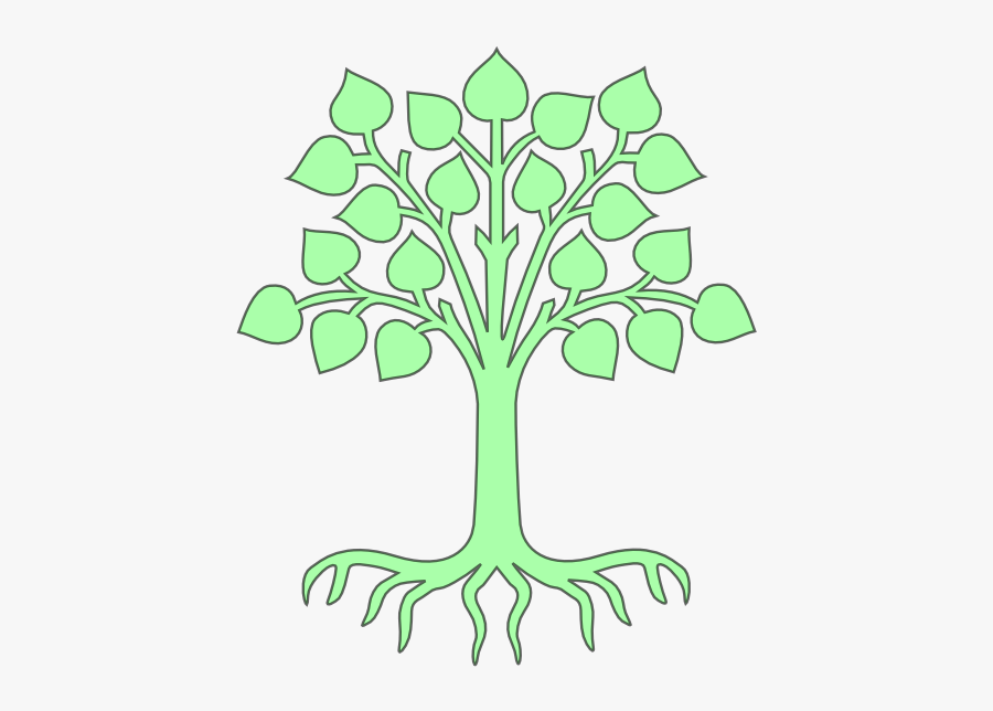 Tree Light Green Clip Art At Clker - Clipart Family Tree, Transparent Clipart