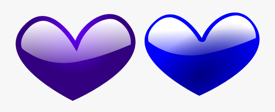 Another Heart Marriage Equality I Support Love Red - Blue Heart And Purple Heart, Transparent Clipart