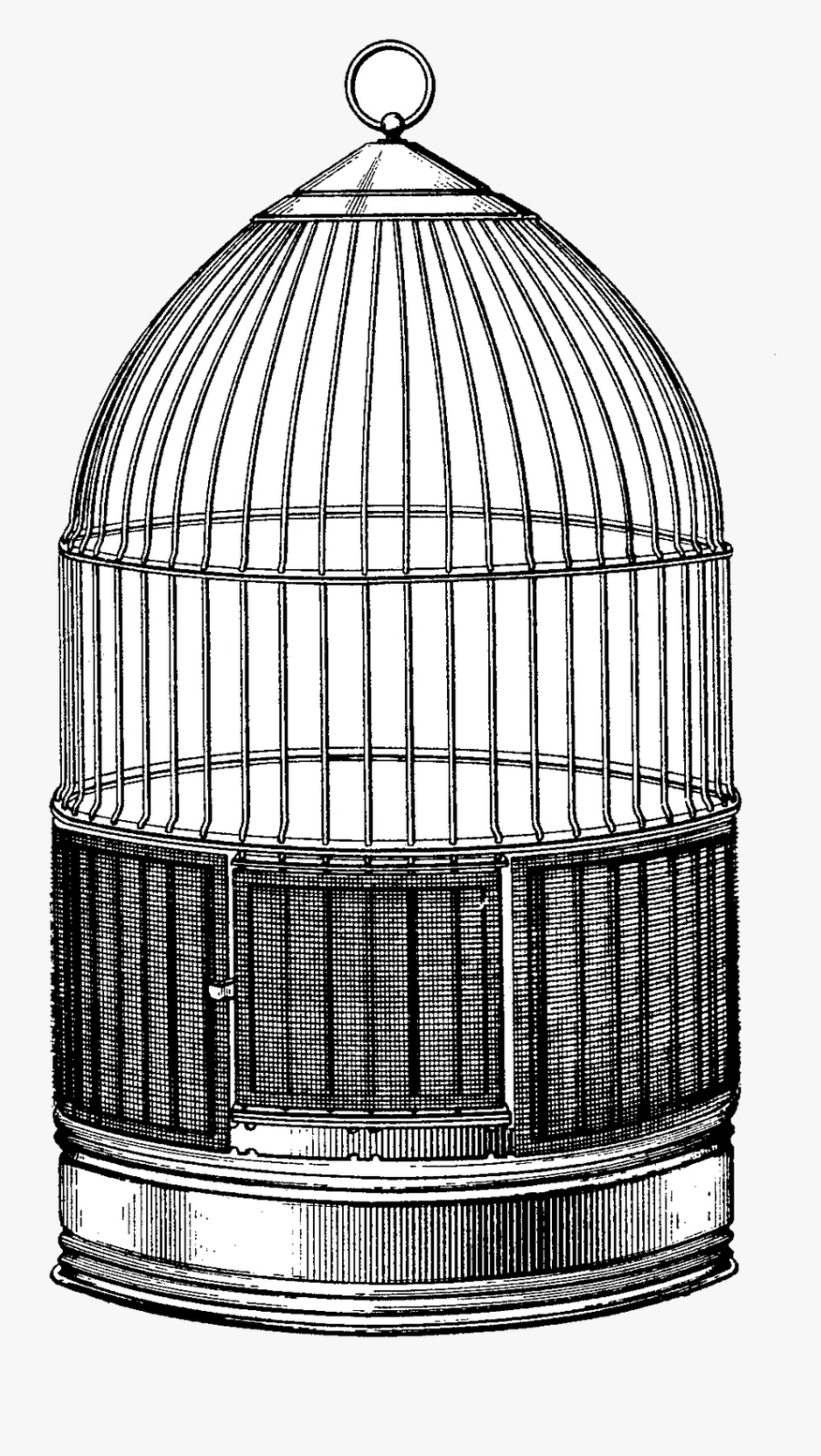Steampunk Bird Cages, Transparent Clipart
