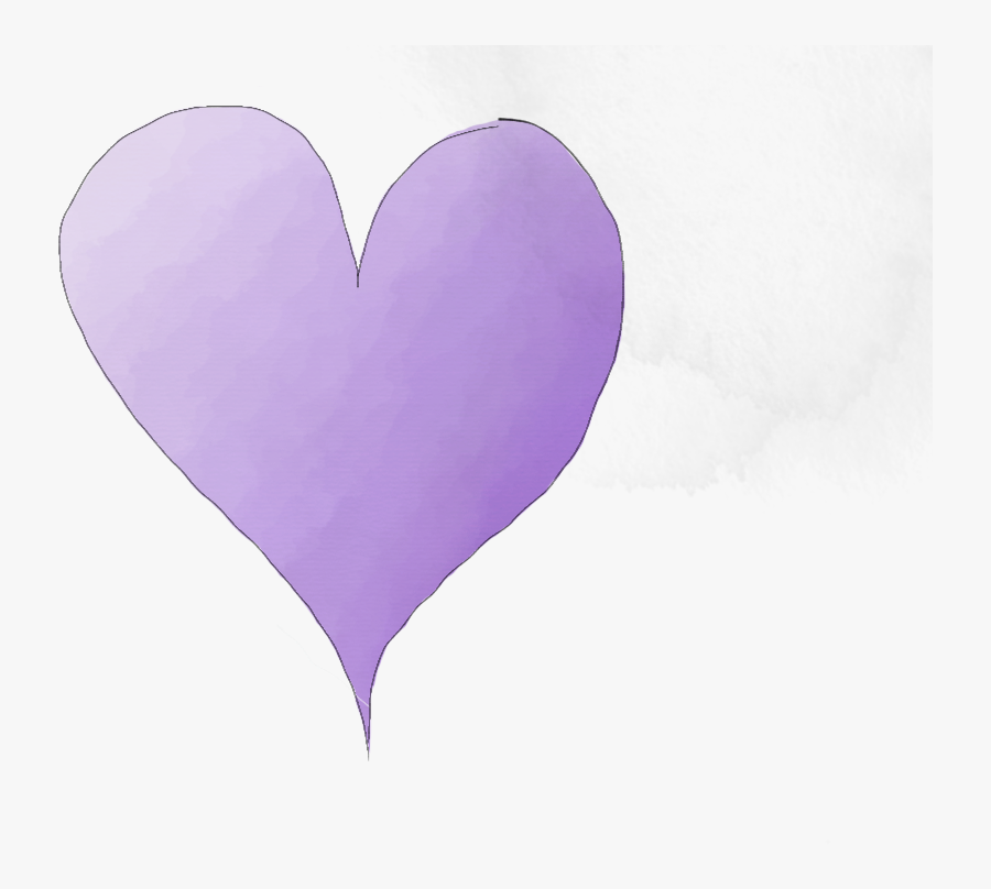 Purple Heart Png - Lavender Purple Heart Png, Transparent Clipart