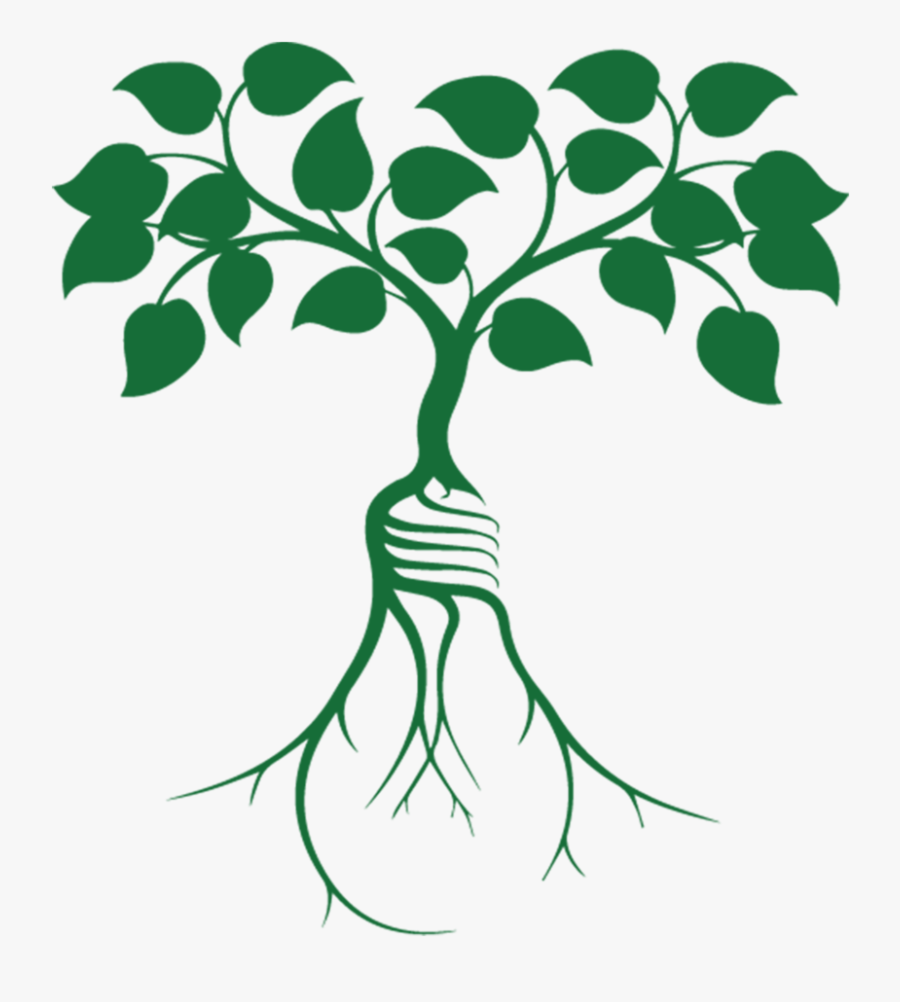 Lightbulb With Flowers Clipart , Png Download - Tree Growing Out Of Earth, Transparent Clipart