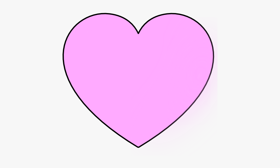 Light Pink Heart Clipart - Heart, Transparent Clipart