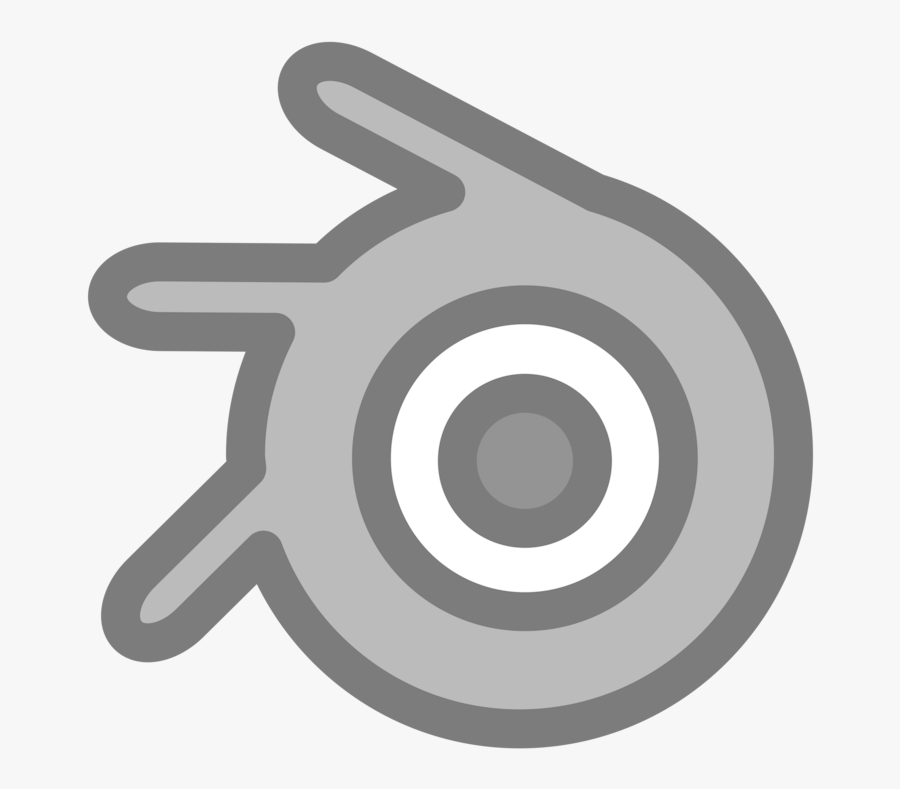 Symbol,line,circle - Blender Max Vector Icon, Transparent Clipart