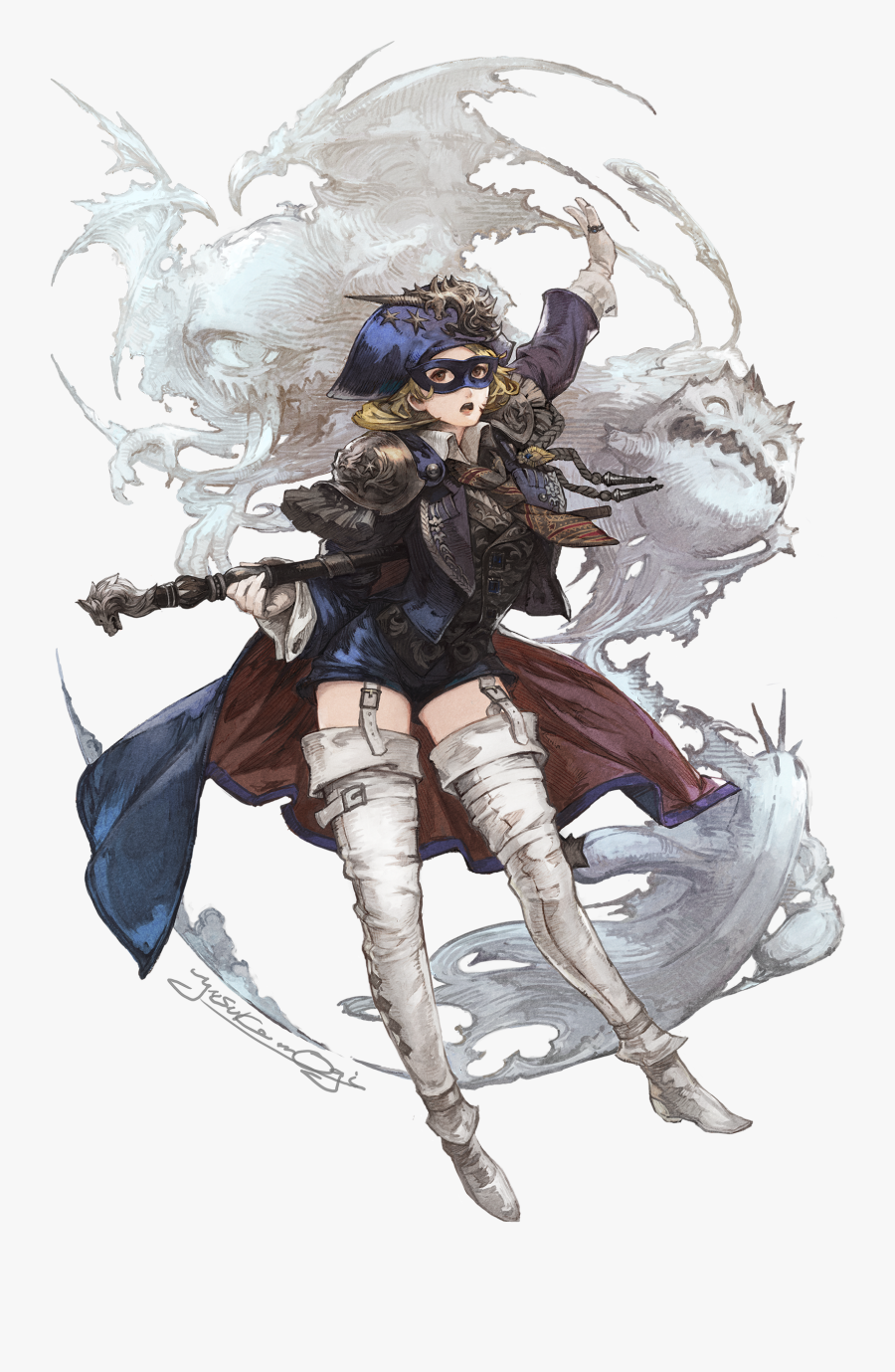 Ff14 Blue Mage, Transparent Clipart
