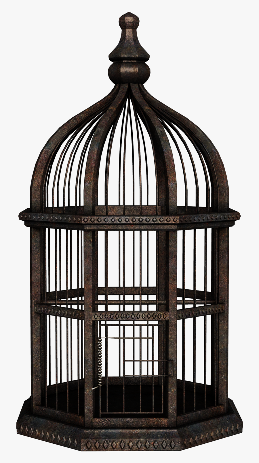 Transparent Background Bird Cage Png, Transparent Clipart