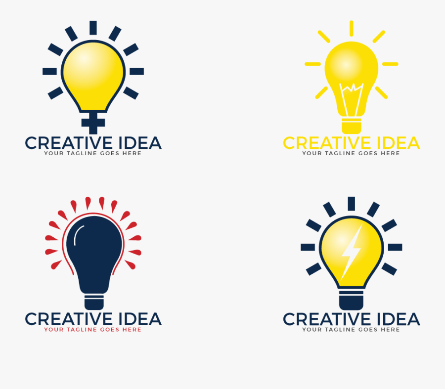 Bright Ideas, Creative Thoughts - Creative Thoughts Logo Design, Transparent Clipart