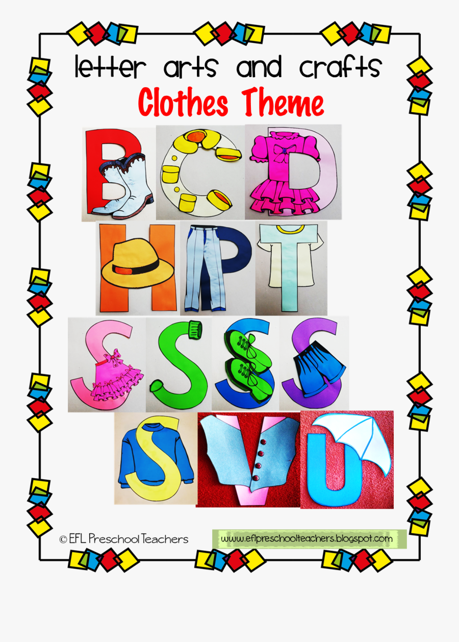 Esl Efl Preschool Teachers - Clothes Art And Craft , Free Transparent ...