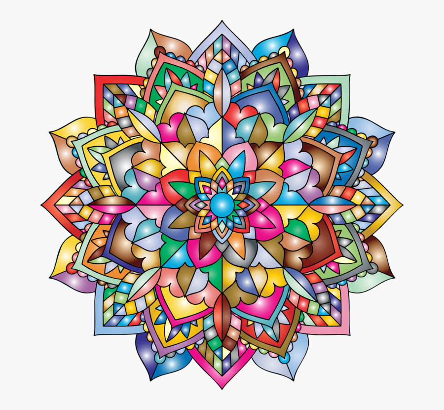 Flora,leaf,symmetry - Mandala Png, Transparent Clipart