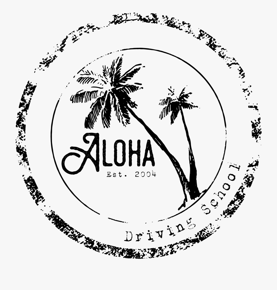 Aloha Driving School - Circle, Transparent Clipart
