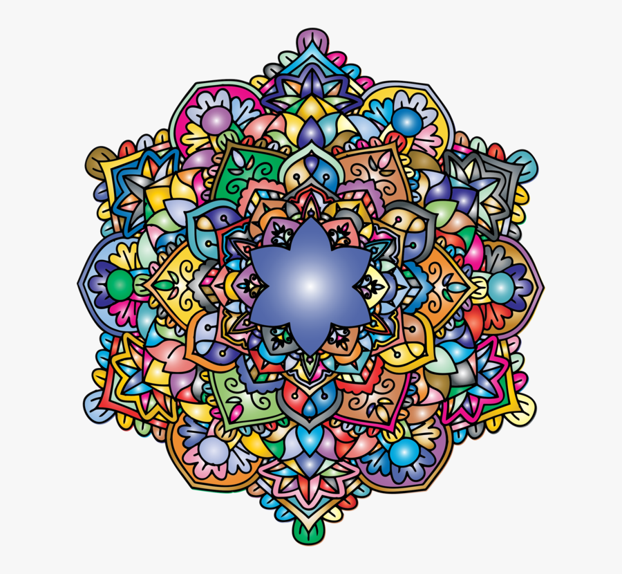 Symmetry,circle,line - Mandala .png, Transparent Clipart