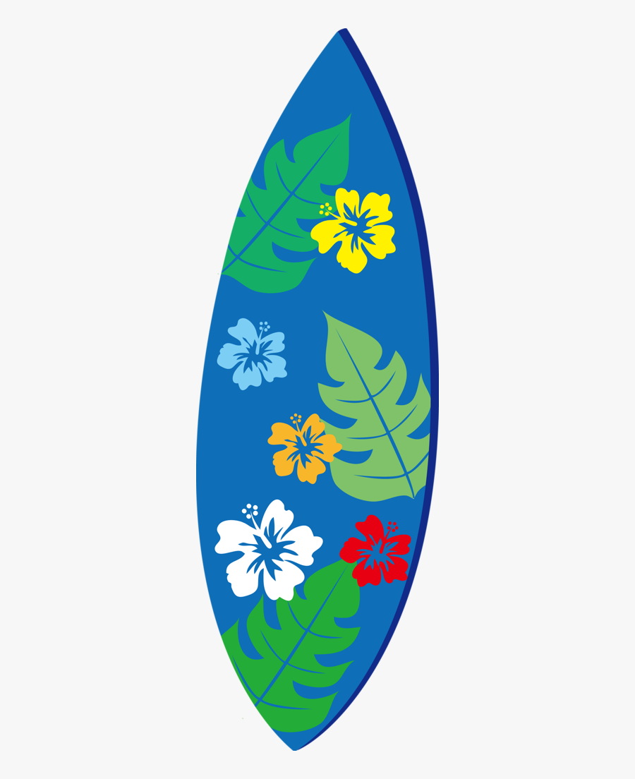 Hawaiian Aloha Tropical Fiesta Tropical, Fiesta Luau, - Prancha De Surf Png, Transparent Clipart