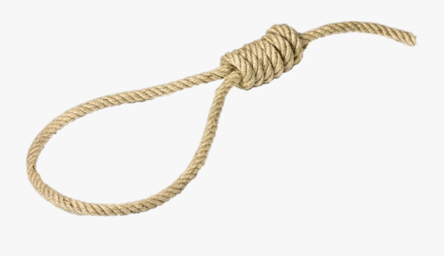 Noose Lying Flat - Running Noose Hanging, Transparent Clipart