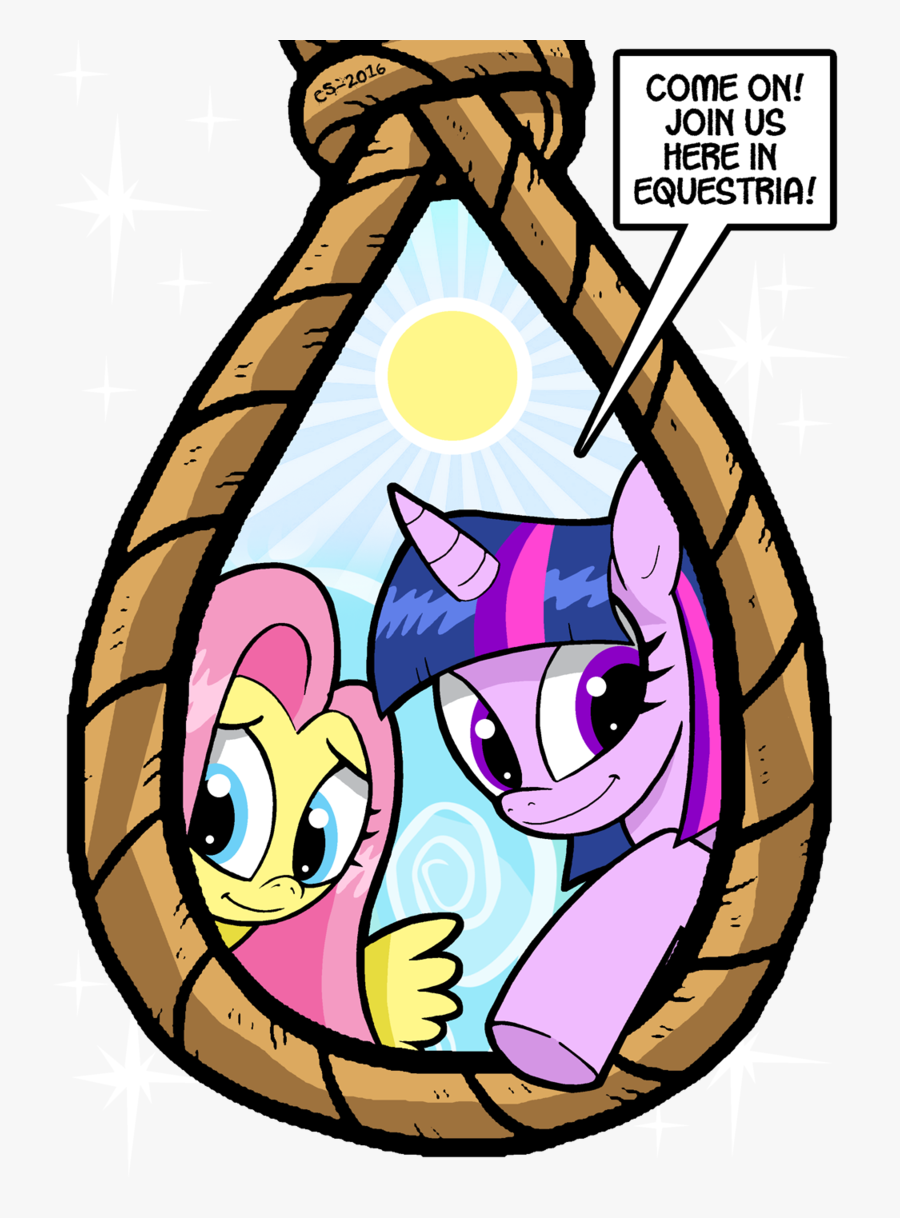 Trap Clipart Noose - Come Join Us In Equestria, Transparent Clipart
