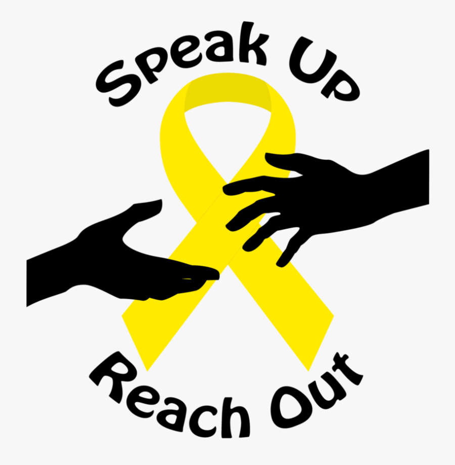 Suicide Awareness - Reach Out Speak Up, Transparent Clipart