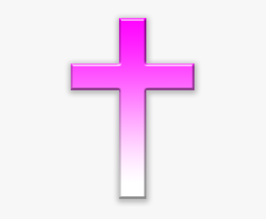 Transparent Pink Cross Clipart - Jesus Cross Images Hd Png, Transparent Clipart