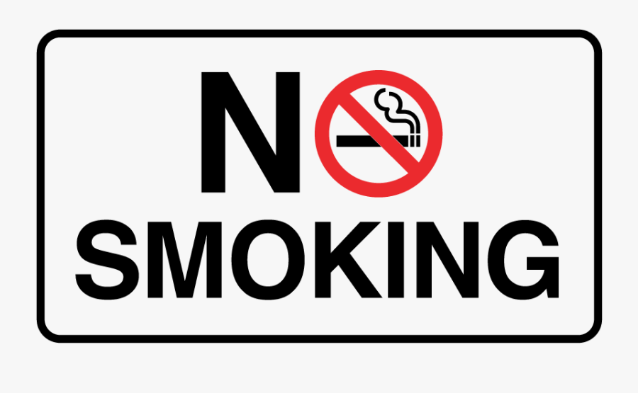 No Smoking Sign - Smoking, Transparent Clipart
