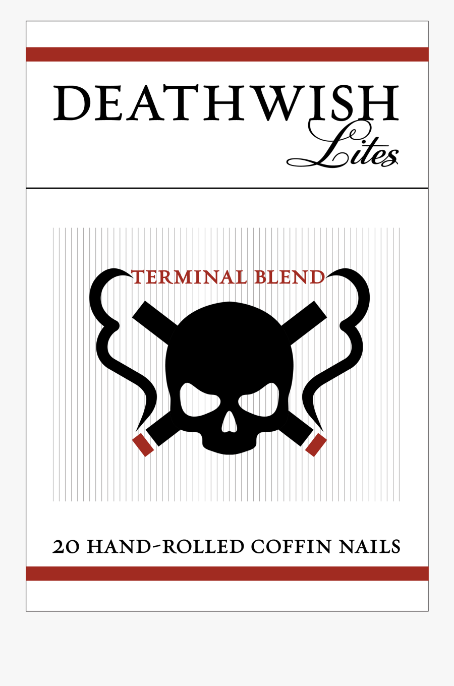 Ryan Edmonson - Death Wish Cigarettes, Transparent Clipart