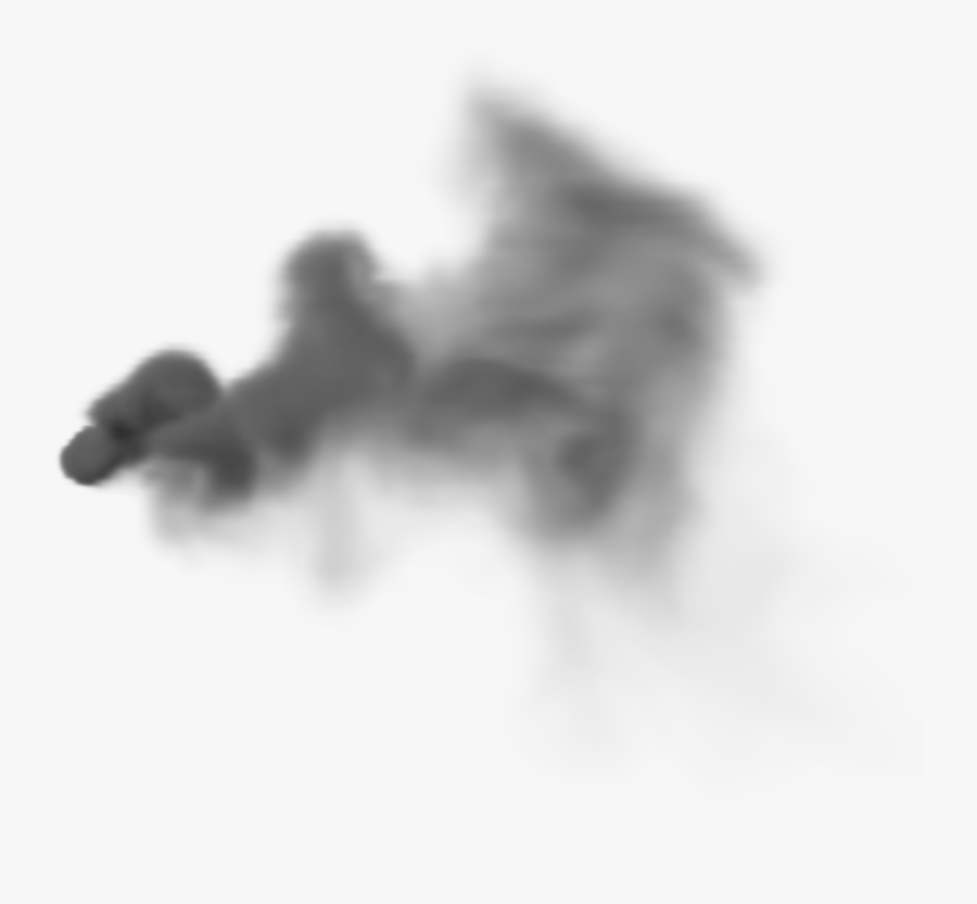 Transparent Puff Of Smoke Png - Monochrome, Transparent Clipart