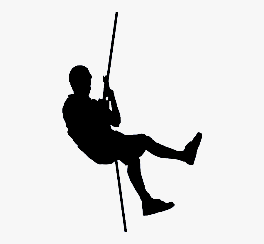 Climbing Vector - Rope Access Logo, Transparent Clipart
