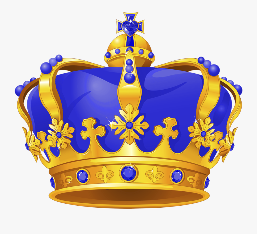 Prince Crown Royal Blue And Gold, Transparent Clipart
